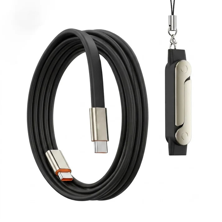Type-C Fast Charging Cable With Detatchable Stand