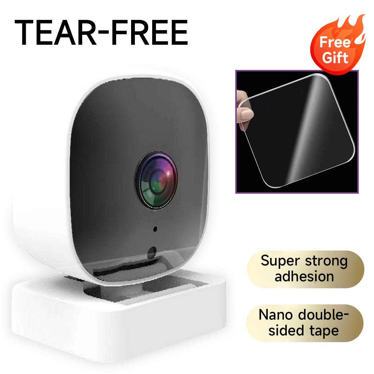 🎥crystal-clear 2K security camera 🌙Color Night Vision 🚨24/7 Recording & Smart Alerts