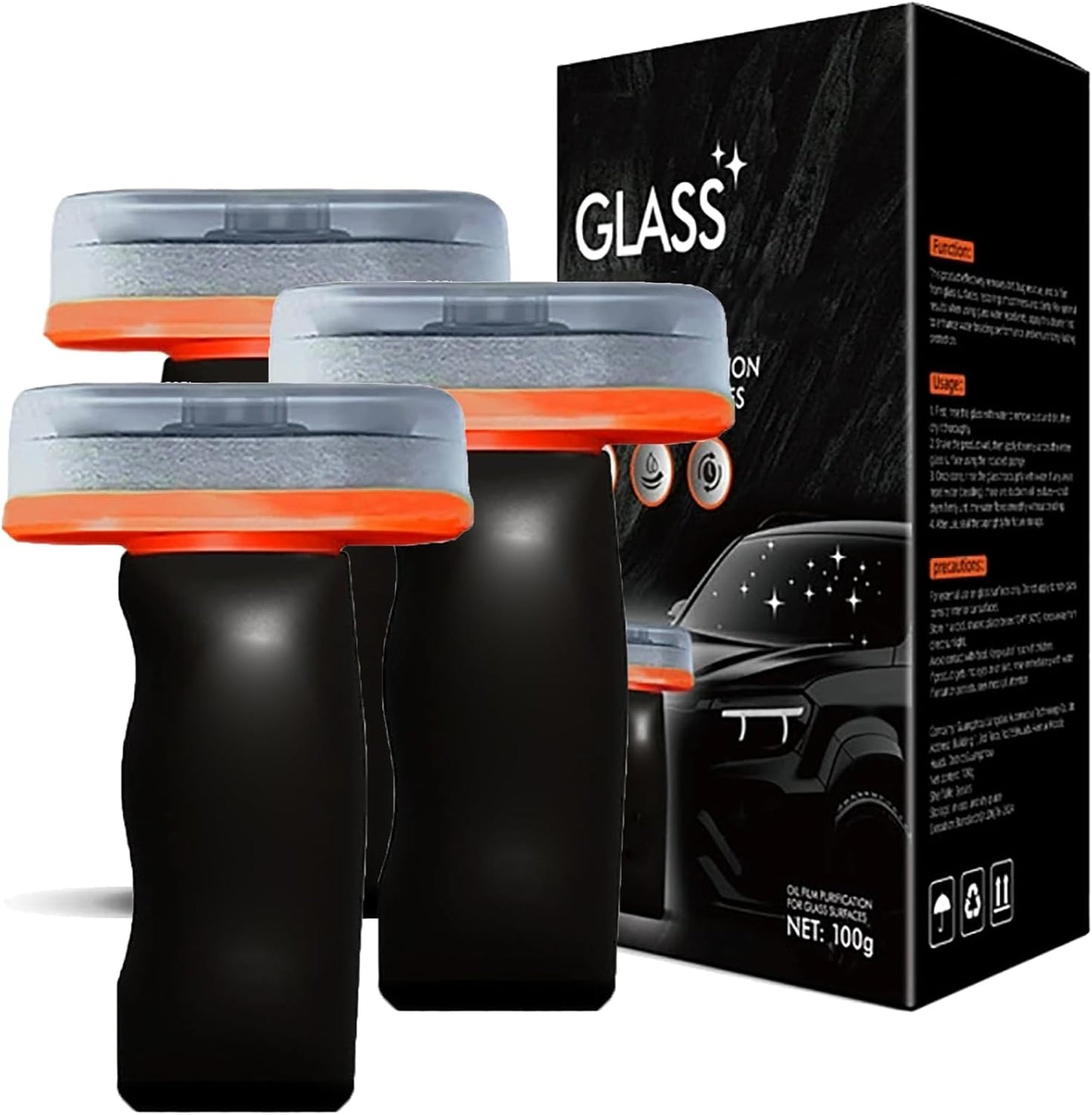 2-In-1 Car Glass Oil Film Removal Cleaner