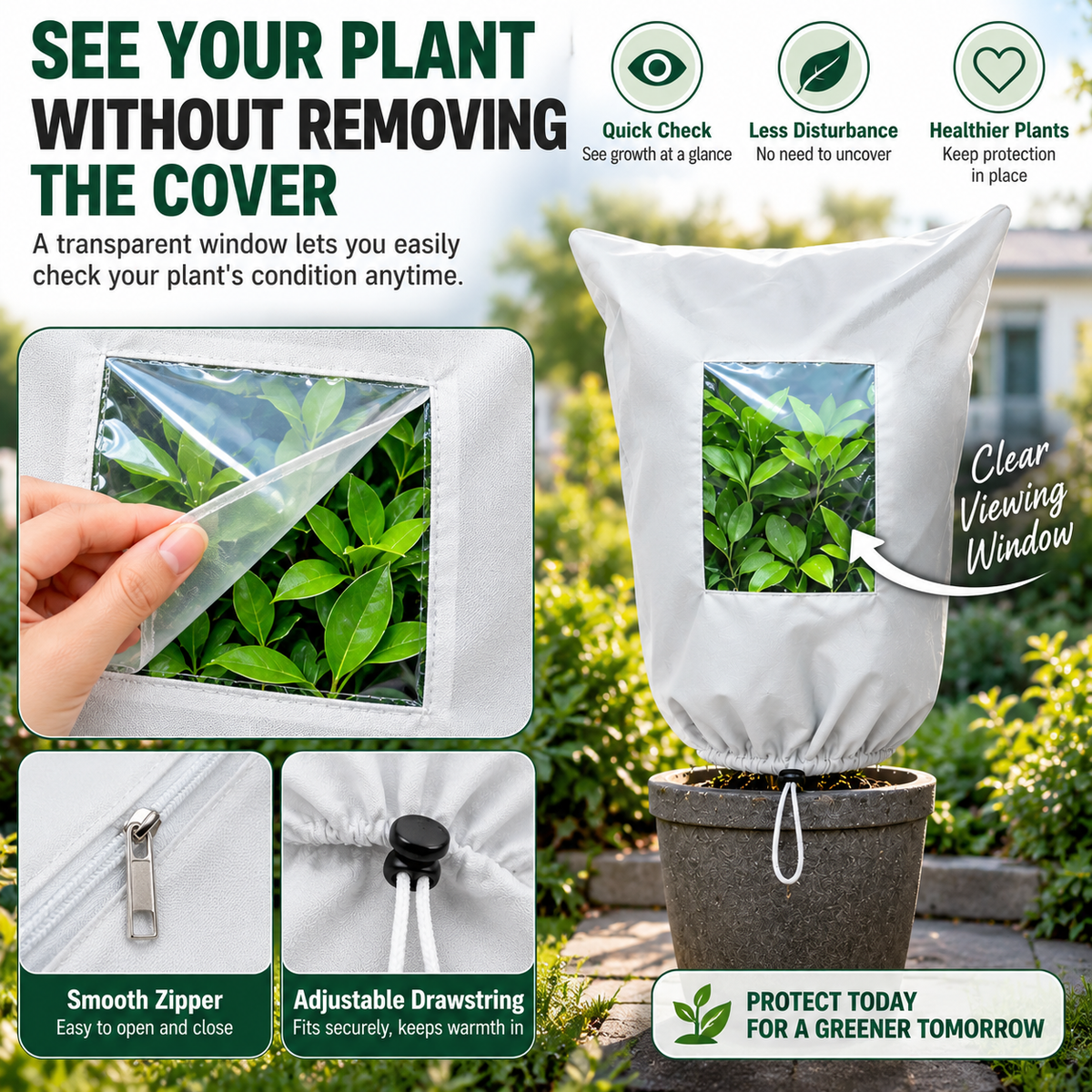 🌿 WINTER GARDEN ESSENTIAL | Reusable Plant Frost Protection Cover