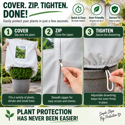 🌿 WINTER GARDEN ESSENTIAL | Reusable Plant Frost Protection Cover