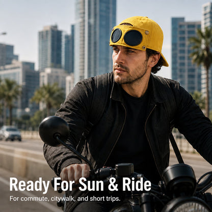🧢 Men's Glasses-Friendly Pilot Cap