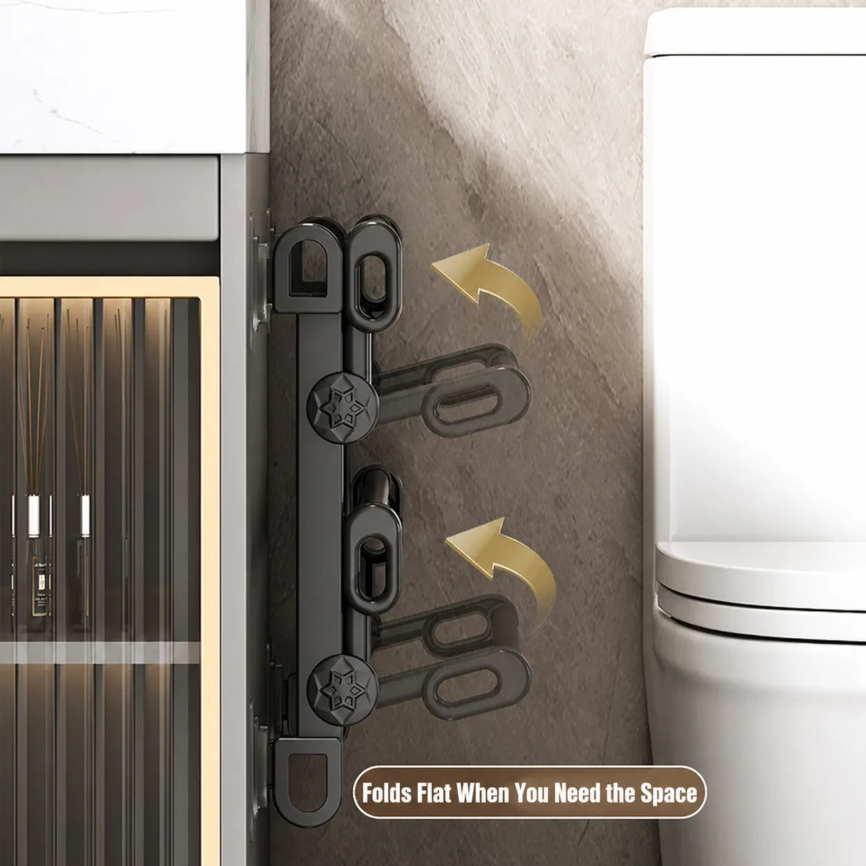 Fold-Flat Wall-Mounted Shoe Rack