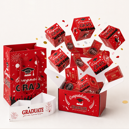 🎂 Surprise Pop-Up Gift Box for Graduation & Birthdays
