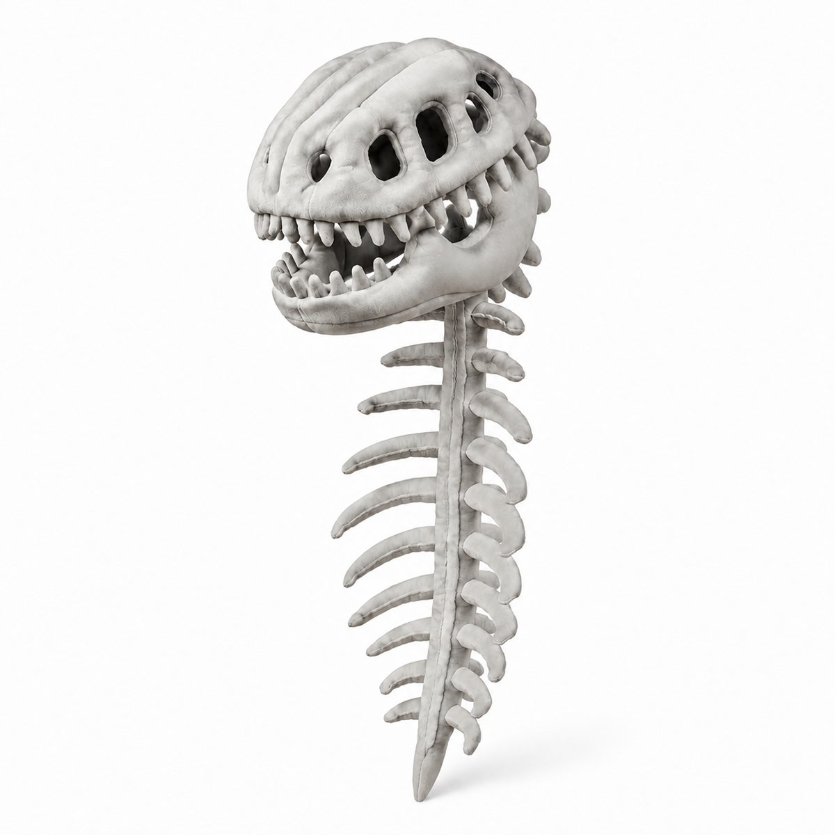 Kids’ Plush Dinosaur Skeleton Halloween Costume