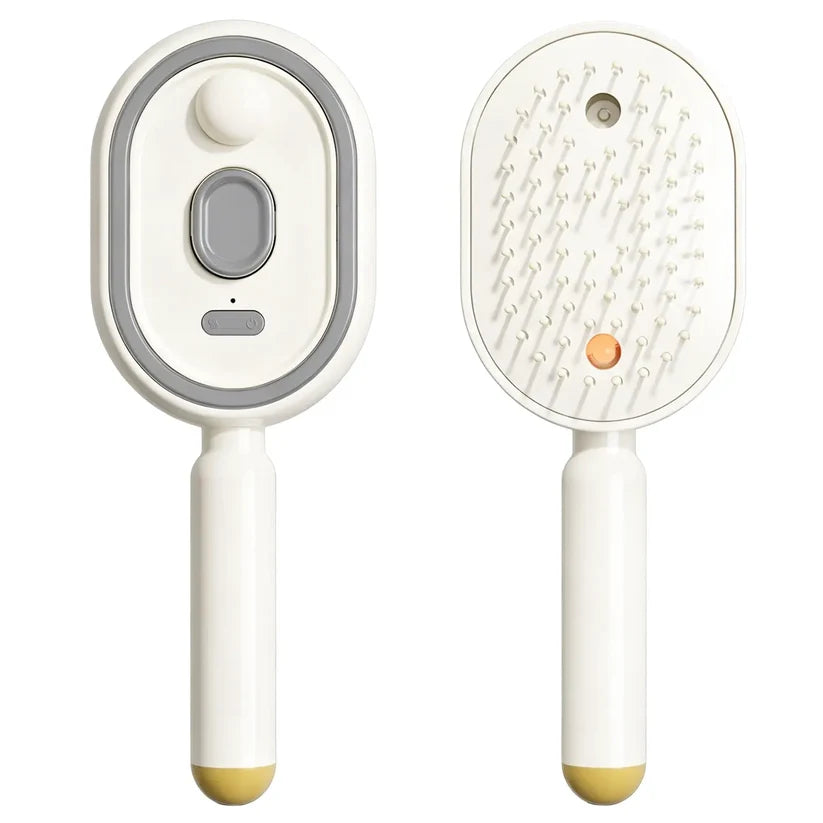 ✨ Essential Oil Mist Comb, Anti-Tangle Electric Massage Brush