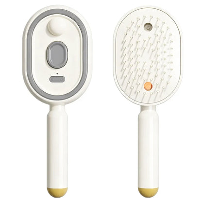 ✨ Essential Oil Mist Comb, Anti-Tangle Electric Massage Brush