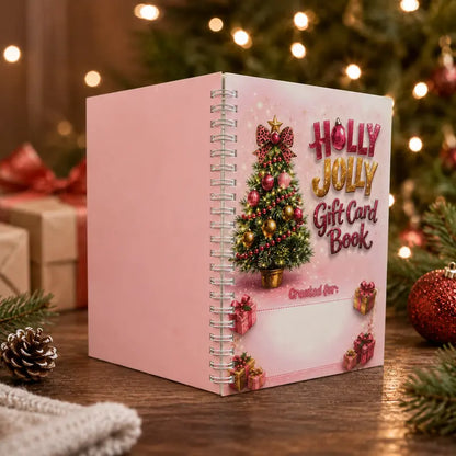 Christmas Gift Card Book Diy Spiral Bound Gift Card Book Christma Gift Cards Books Holde