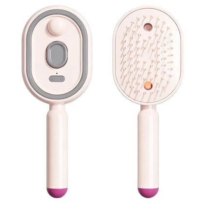 ✨ Essential Oil Mist Comb, Anti-Tangle Electric Massage Brush