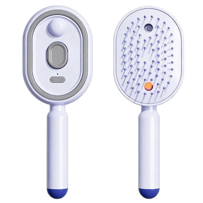 ✨ Essential Oil Mist Comb, Anti-Tangle Electric Massage Brush