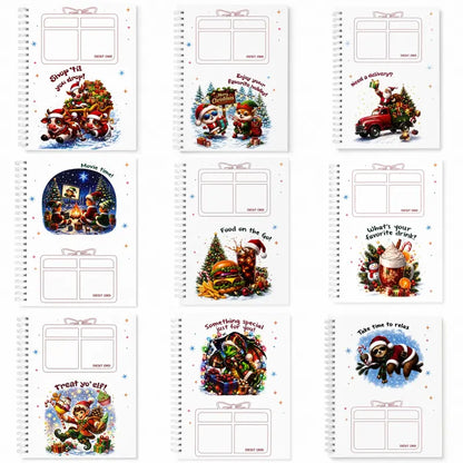 Christmas Gift Card Book Diy Spiral Bound Gift Card Book Christma Gift Cards Books Holde