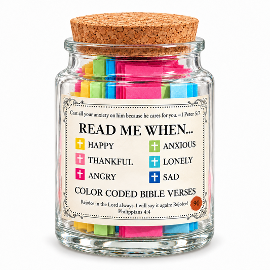 90 Day Bible Verses Jar