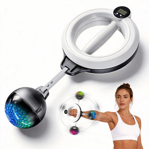 360° Rotating Wrist & Forearm Trainer with LED Display for Men and Women