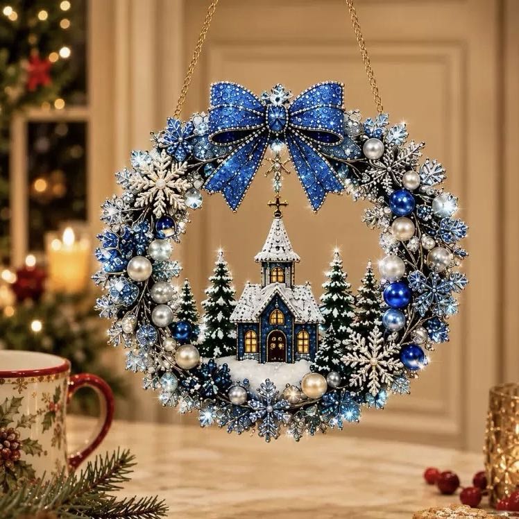 Christmas Diamond Painting Ornament Kit – 18 Designs
