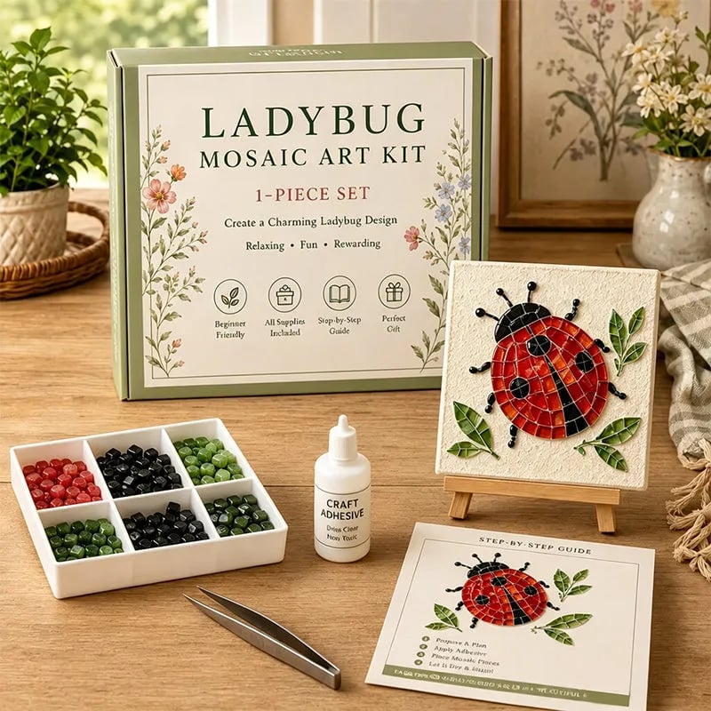 Watering Can Mosaic Art Kit for Beginners