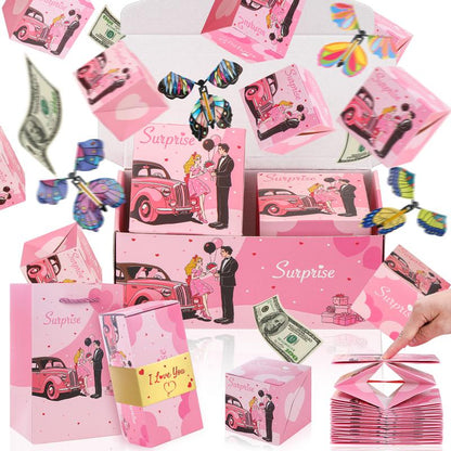 🎂 Surprise Pop-Up Gift Box with Flying Toys
