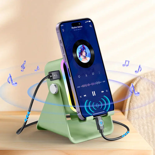 5-in-1 Wireless Induction Speaker Stand