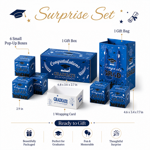 🎂 Surprise Pop-Up Gift Box for Graduation & Birthdays