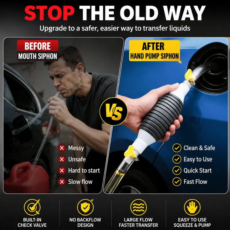 ⛽Manual Siphon Pump Kit