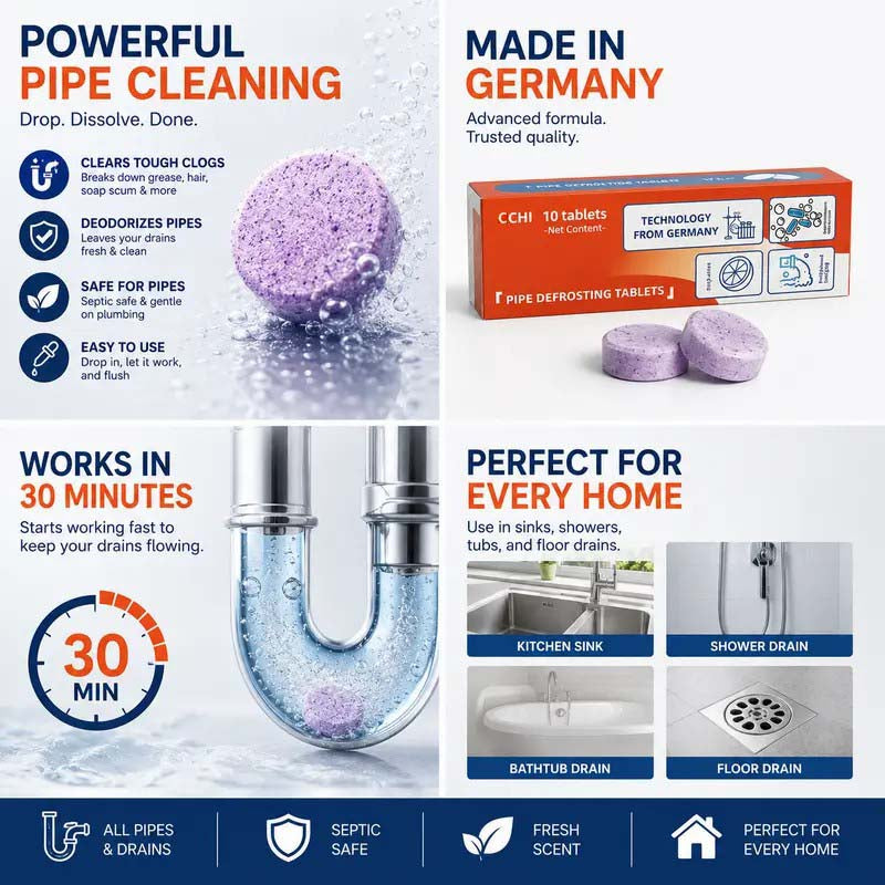 2-in-1 Concentrated Laundry Sheets | Fabric Softener + Drain Clog Remover Tablets✨