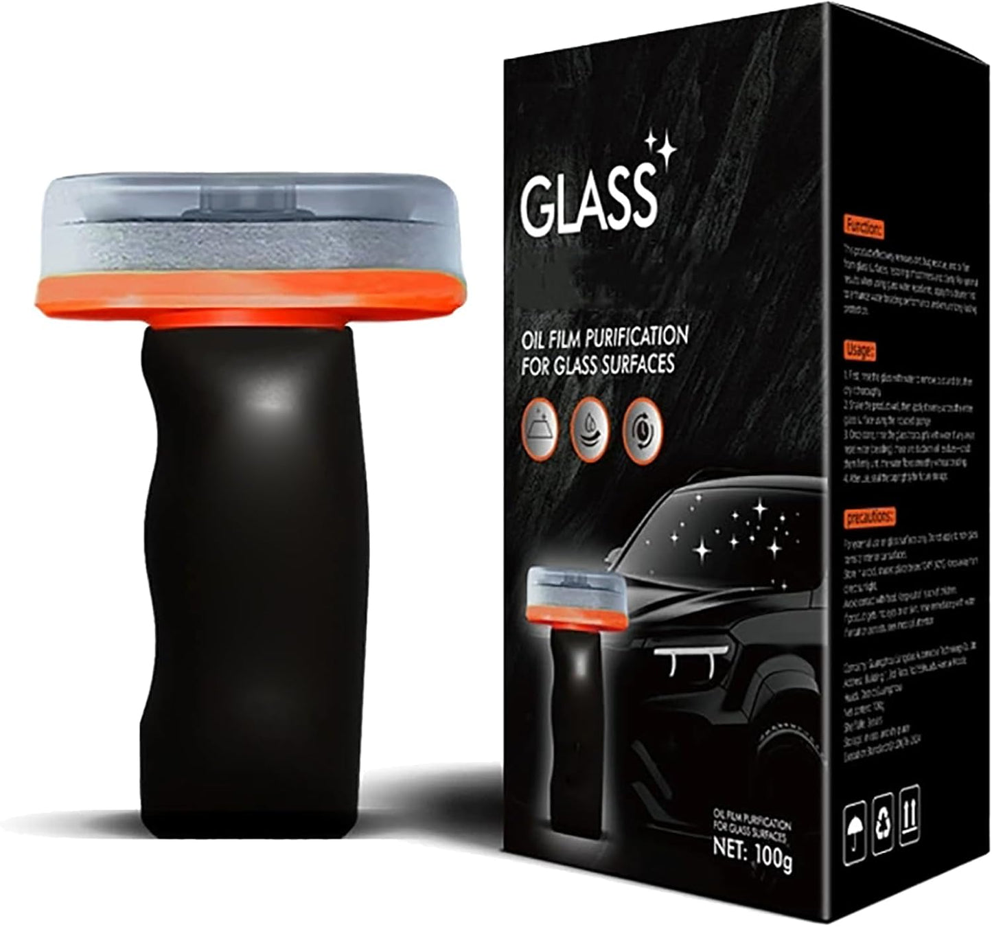 2-In-1 Car Glass Oil Film Removal Cleaner