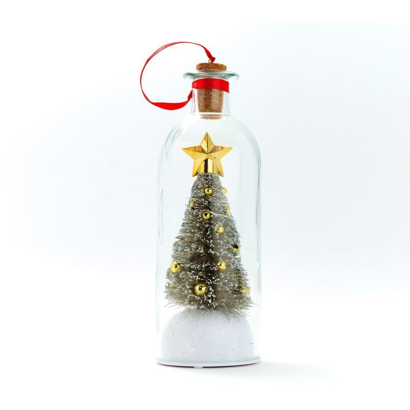Mr. Christmas 8" Recordable Christmas Tree Message In A Bottle