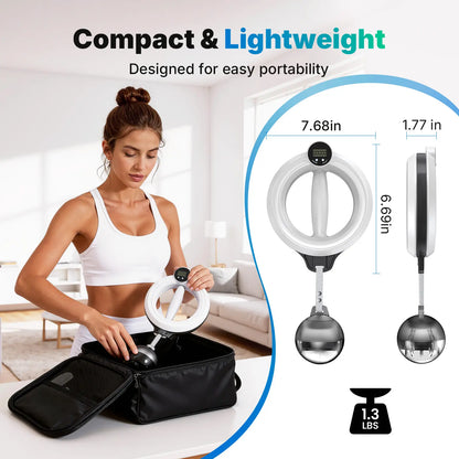 360° Rotating Wrist & Forearm Trainer with LED Display for Men and Women