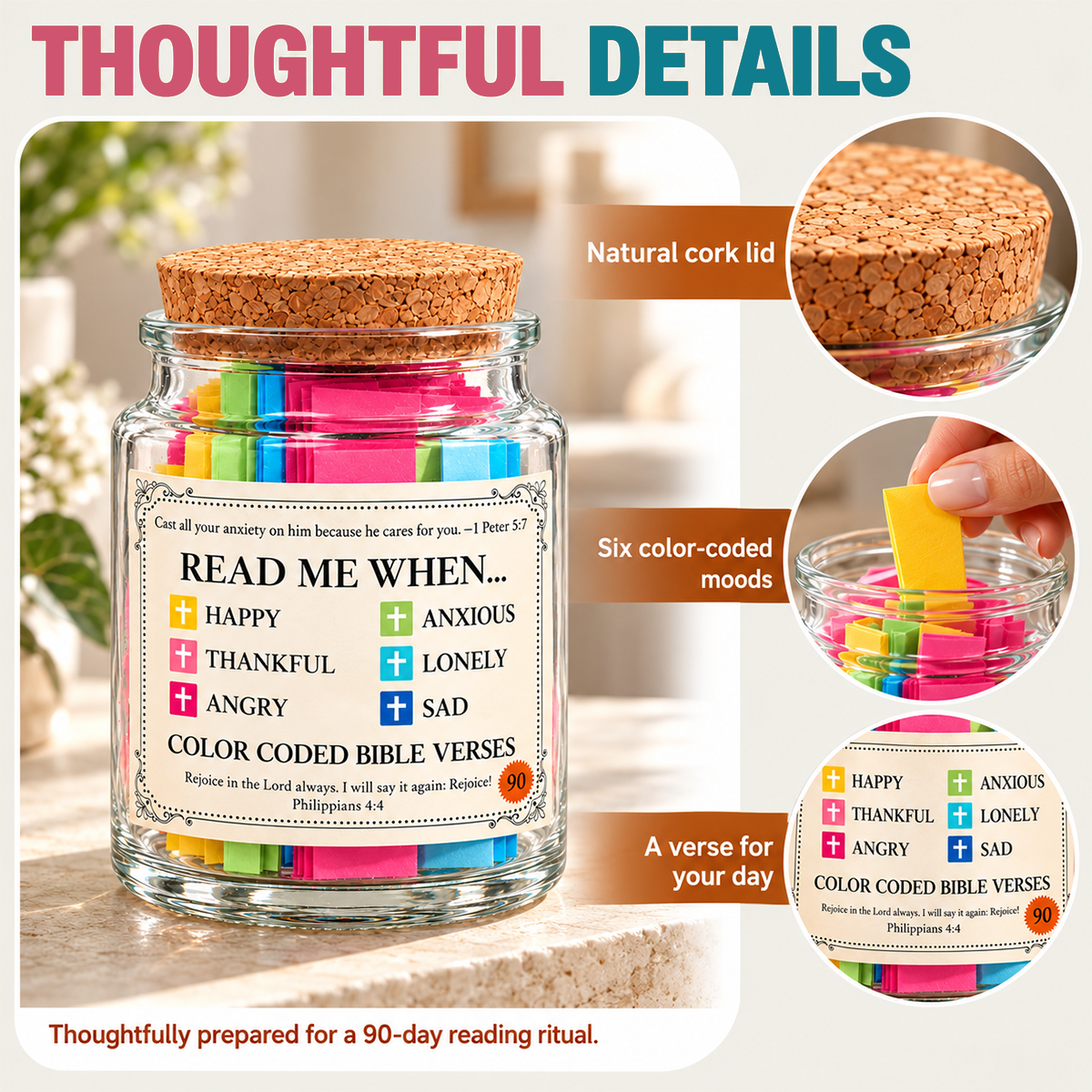 90 Day Bible Verses Jar