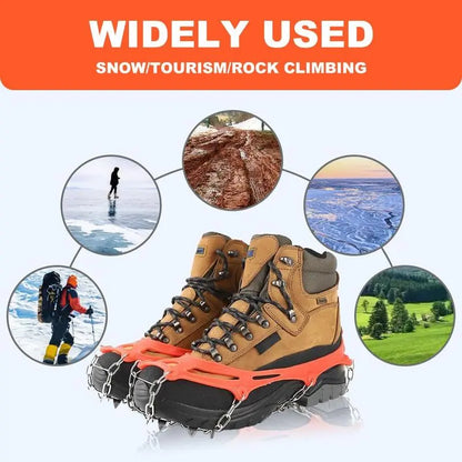 Ice Cleats for Shoes – Anti-Slip Snow Grips for Winter Walking & Hiking