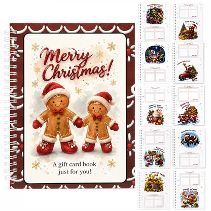 Christmas Gift Card Book Diy Spiral Bound Gift Card Book Christma Gift Cards Books Holde