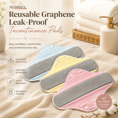 Women's Reusable Graphene Leak-Proof Incontinence Pads