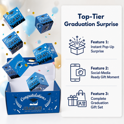 🎂 Surprise Pop-Up Gift Box for Graduation & Birthdays