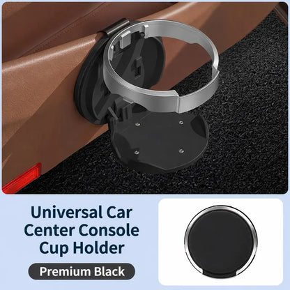 Universal Foldable Car Cup Holder – Space-Saving Drink & Phone Holder