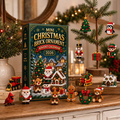 🎄 24-Day Mini Christmas Ornament Advent Calendar