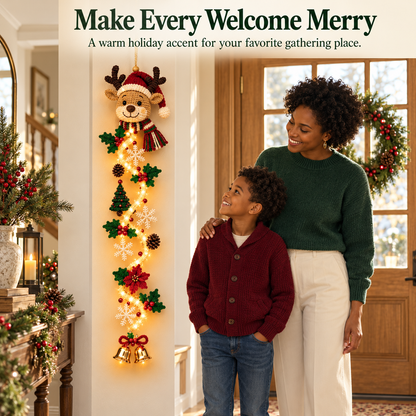 🎄 Glowing Christmas Door Hanger