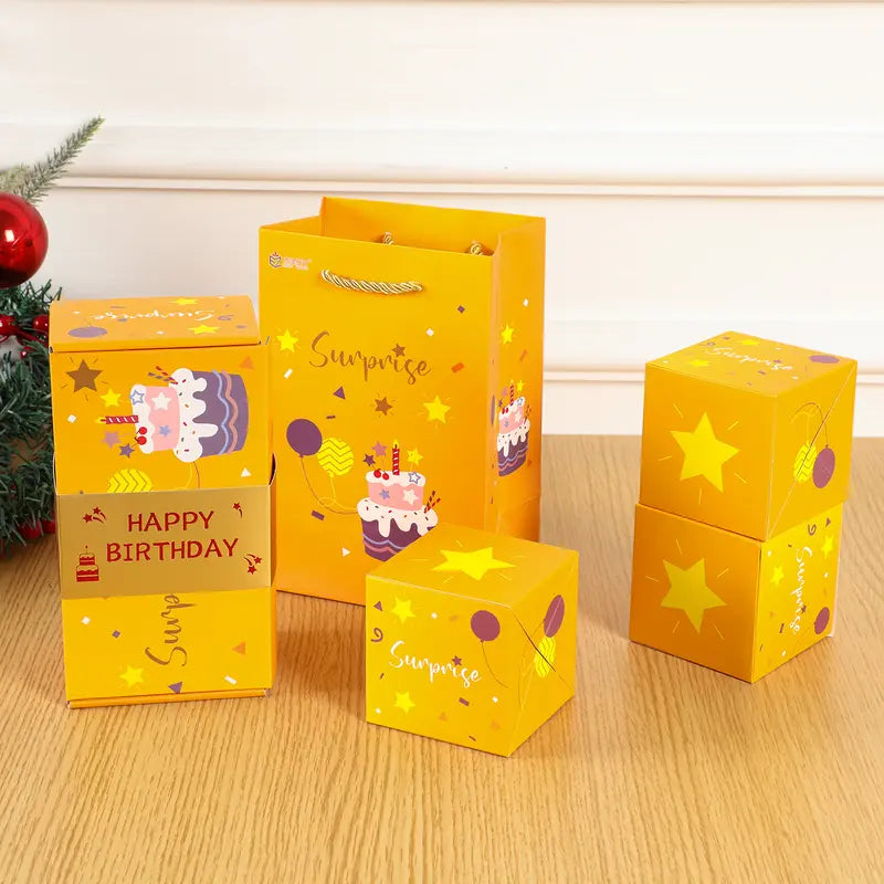 🎂 Surprise Pop-Up Gift Box with Flying Toys