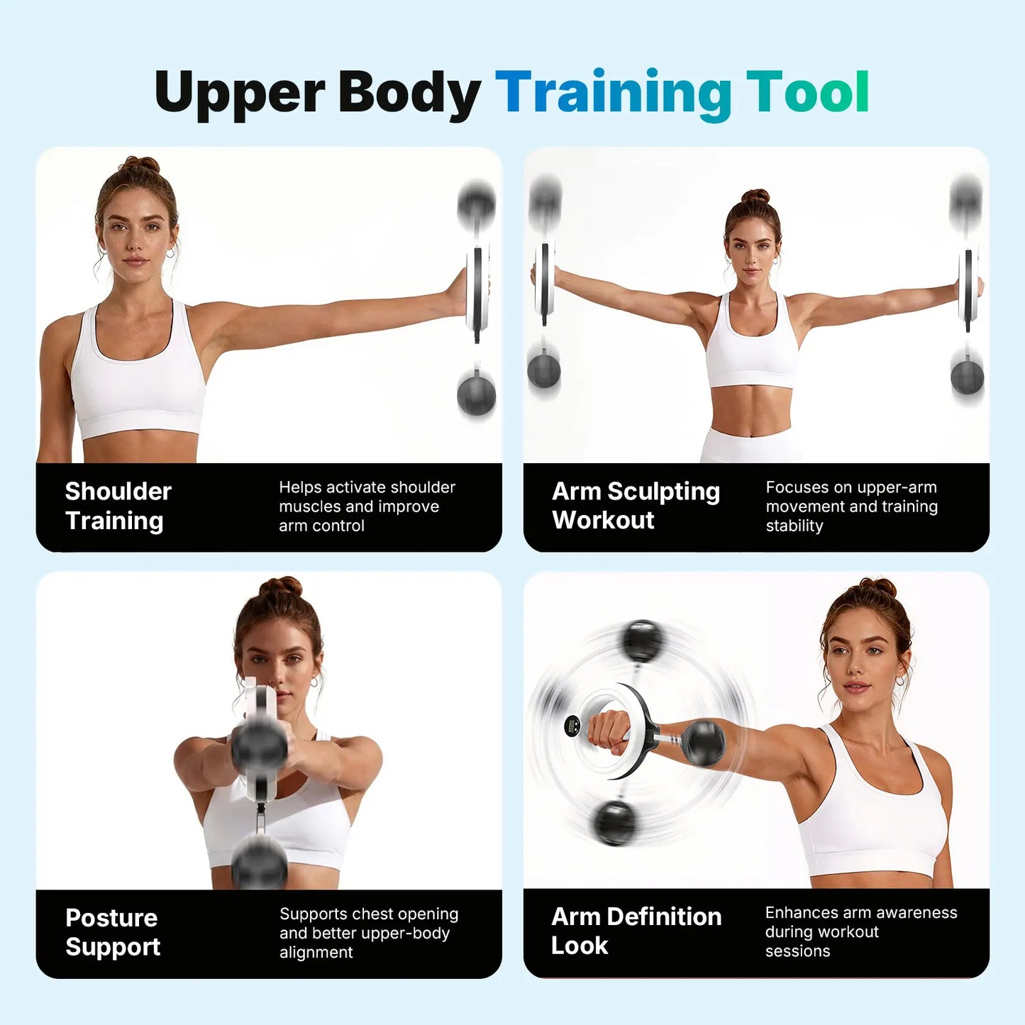 360° Rotating Wrist & Forearm Trainer with LED Display for Men and Women
