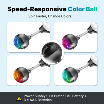 360° Rotating Wrist & Forearm Trainer with LED Display for Men and Women