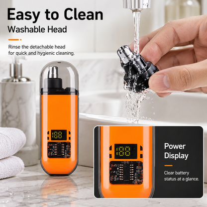 Professional LED Display Nose Hair Trimmer