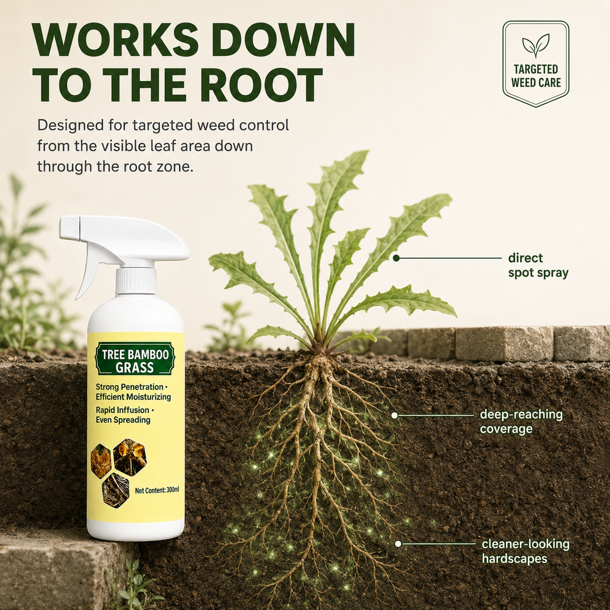 2026 SALE - Fast-Acting Natural Weed & Grass Killer Spray