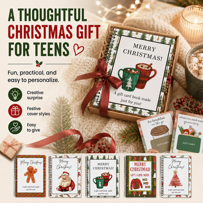 Christmas Gift Card Book