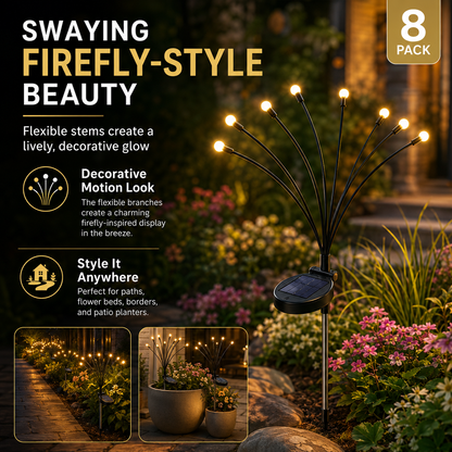 Outdoor Solar Firefly Lights 2 Pack