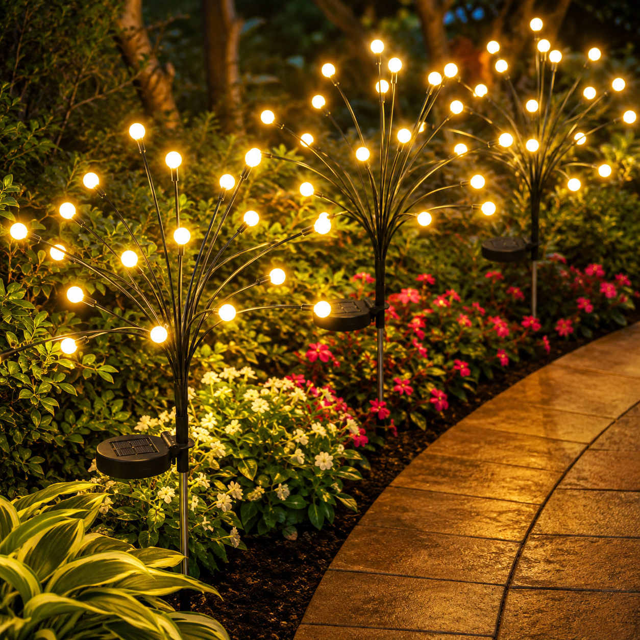 Outdoor Solar Firefly Lights 2 Pack