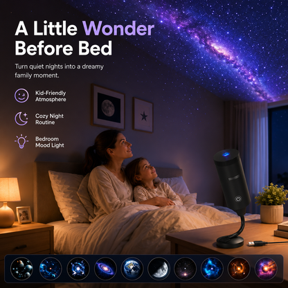 ✨ Plug-and-Play HD Star Projector