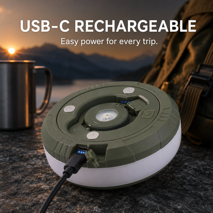 Magnetic Camping String Lights With Power Bank