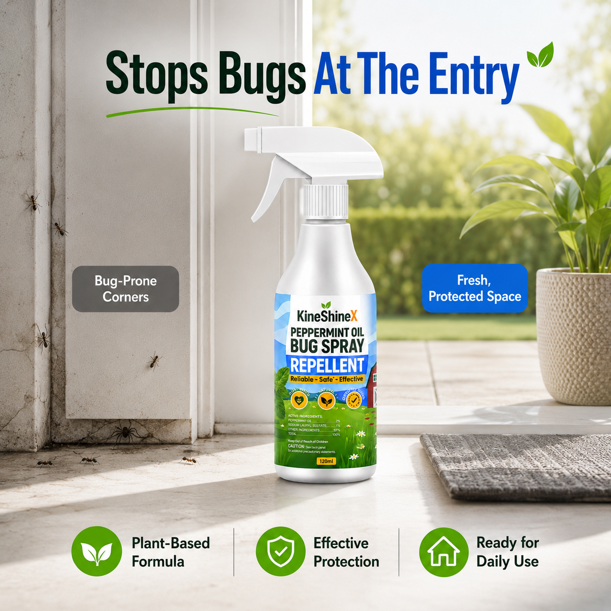 Peppermint Oil Home Bug Spray
