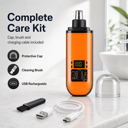Professional LED Display Nose Hair Trimmer