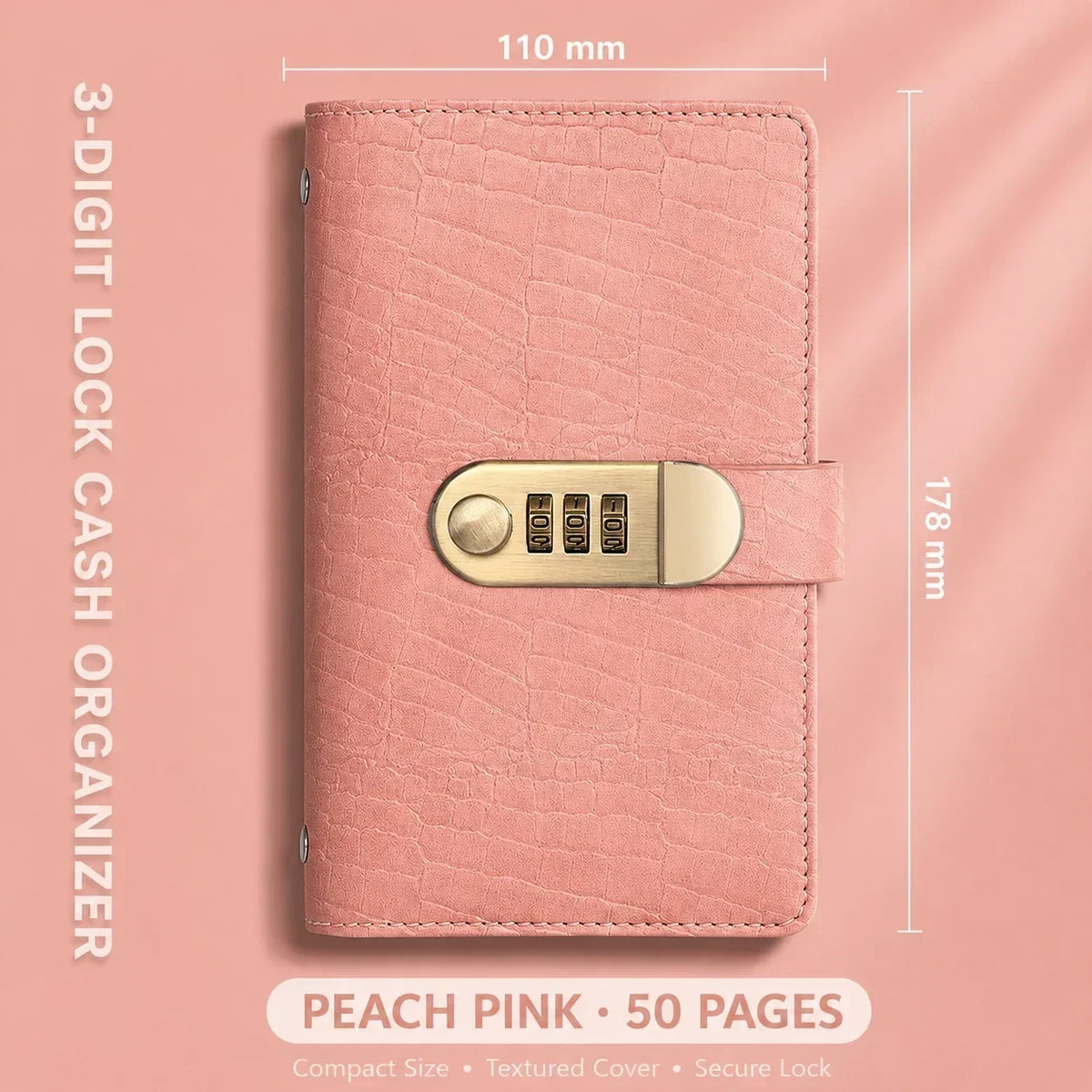 Locking Banknote Collection Booklet | Holds 100 Bills