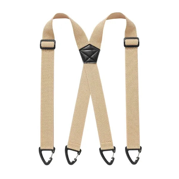 Men's X-Back Suspenders with Hook Clips