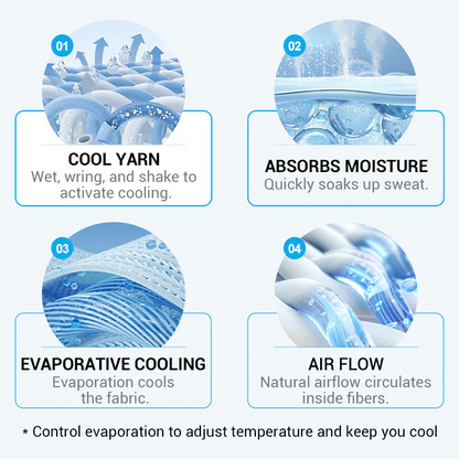 Absorbent Cooling Towel, Can Be Used Anytime, Anywhere!